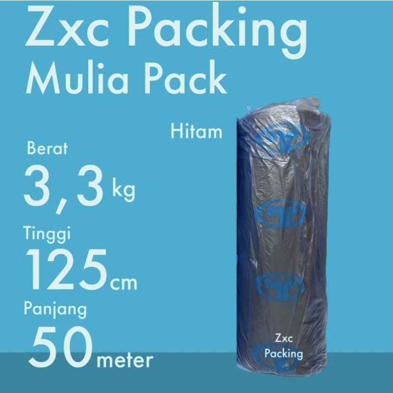 Jual MULIA PACK Bubble Wrap 3 3 Kg 3 3kg 50m X 125cm Plastik MP HITAM