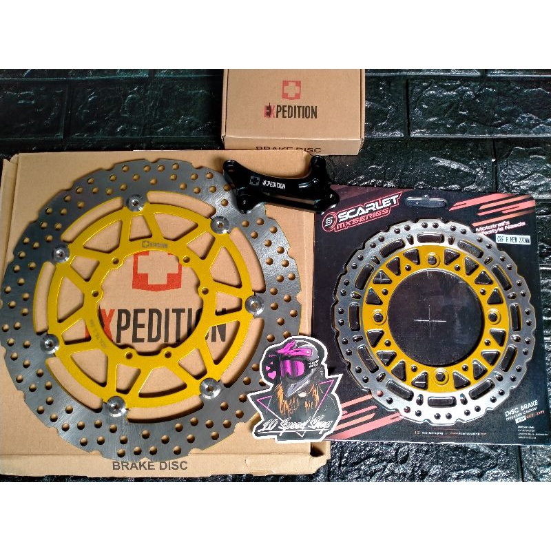 Jual Disc Break Piringan Cakram Set Crf 150 Disc Depan Belakang Crf