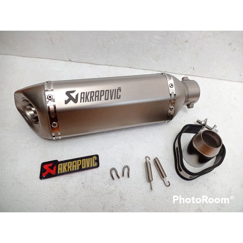 Jual Knalpot Import Taiwan Akrapovic Slip On Ninja Fi New Old Karbu