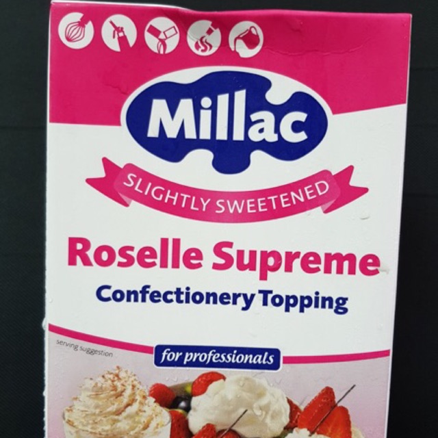 Jual Millac Roselle Supreme Whip Whipping Cream 1 Liter Shopee Indonesia