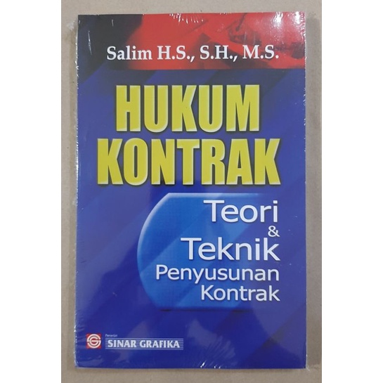 Jual HUKUM KONTRAK TEORI DAN TEKNIK PENYUSUNAN KONTRAK BY SALIM