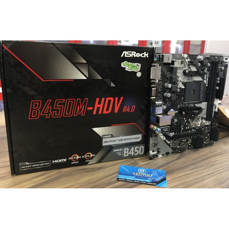 Jual Motherboard AsRock AM4 B450M HDV Shopee Indonesia