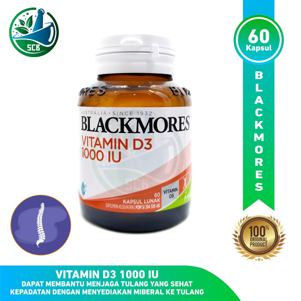 Jual Blackmores Vitamin D Iu Vitamin D Iu Isi Kapsul