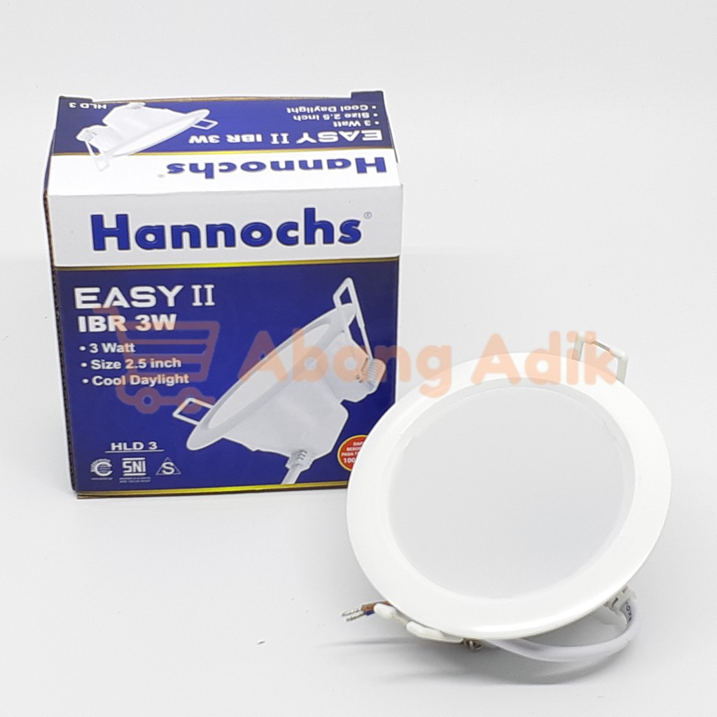 Jual Hannochs Easy Ii W Ibr Round Bulat Lampu Downlight Led Panel