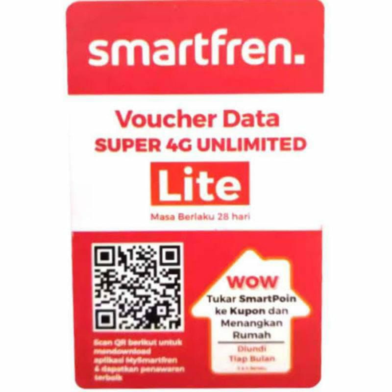 Jual VOUCHER SMARTFREN DATA UNLIMITED LITE Shopee Indonesia