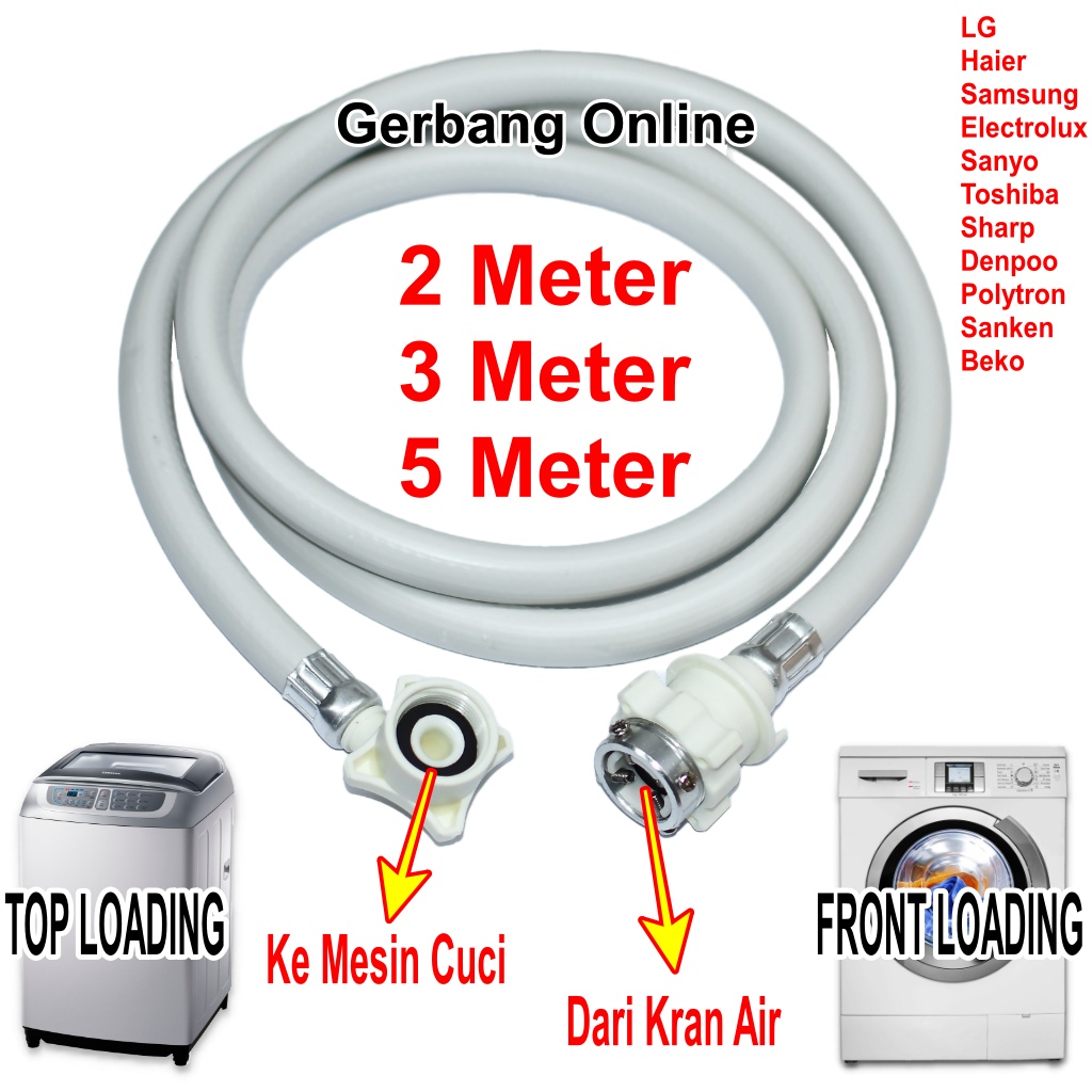 Jual Selang Inlet Air Masuk Mesin Cuci Lg Meter Selang Mesin Cuci