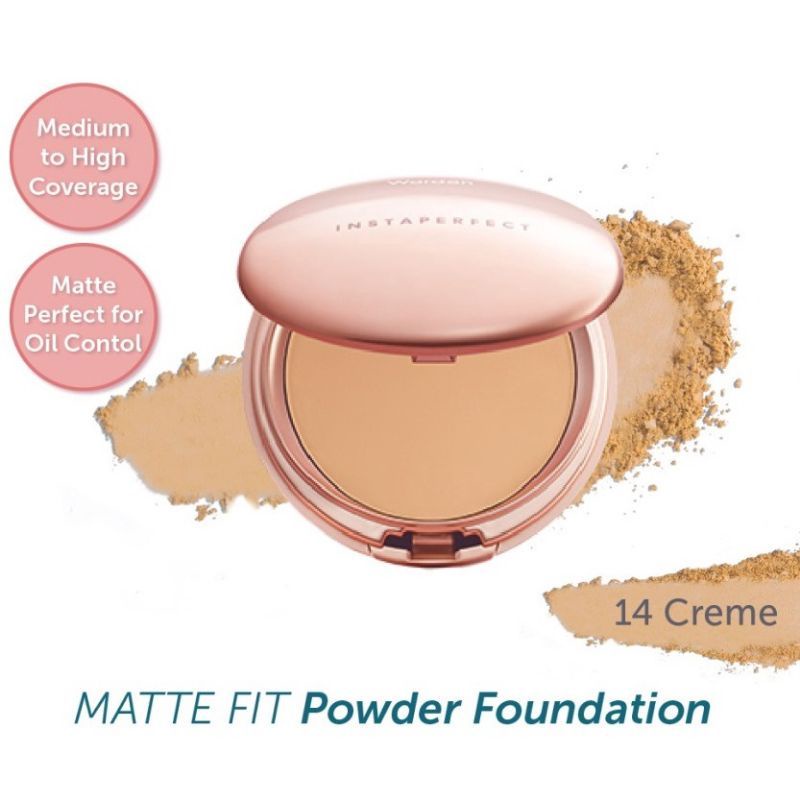 Jual INSTAPERFECT Matte Fit Powder Foundation 13g Shopee Indonesia