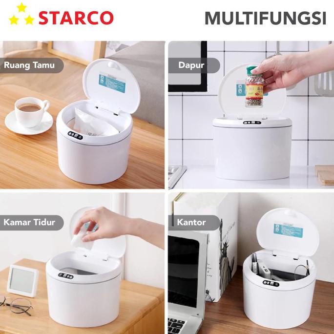 Jual Starco Smart Otomatis Trash Bin Tempat Sampah Tong Sampah Sensor