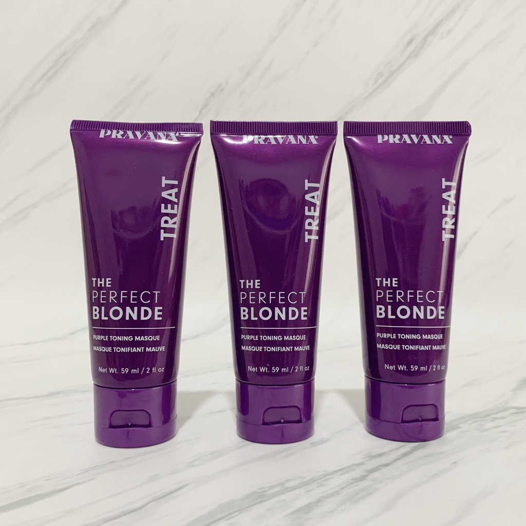 Jual Pravana The Perfect Blonde Purple Toning Masque Treat Hair Mask