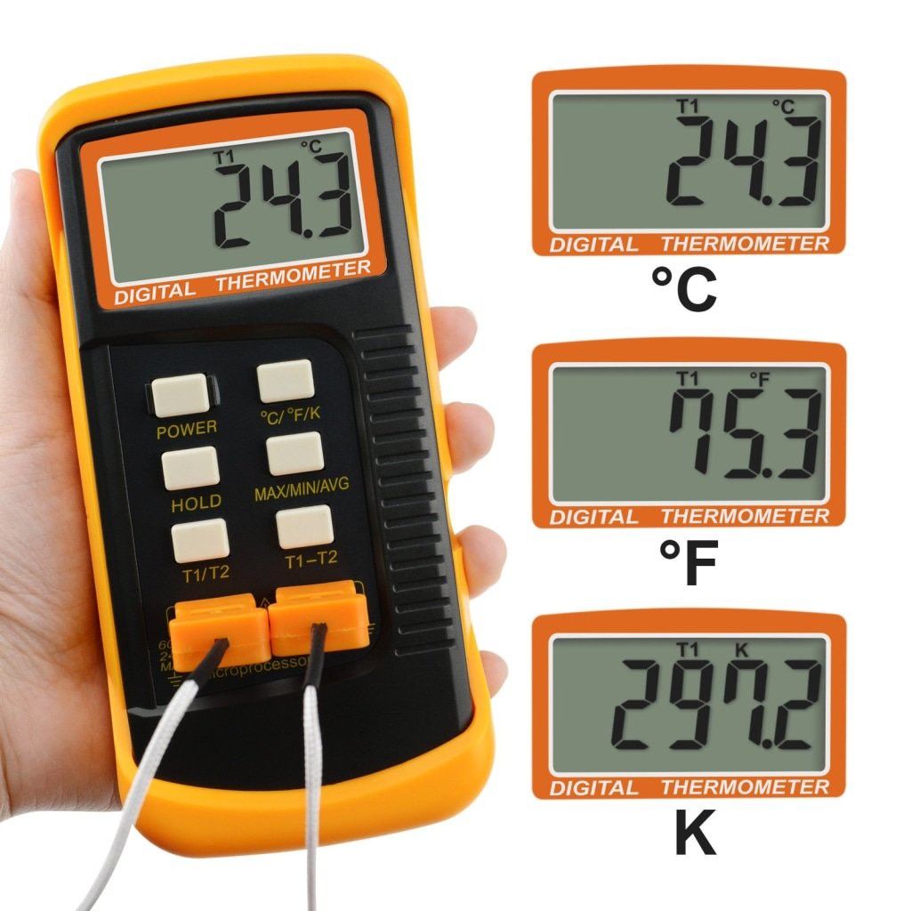 Jual Thermocouple Dual Channel K Type Probe Ii Thermometer