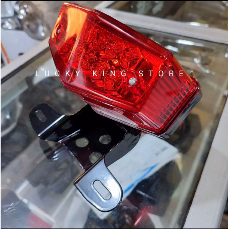 Jual Lampu Stop Lampu Belakang Rxking Rxk Rxs Led Merah Set Dudukan Dan