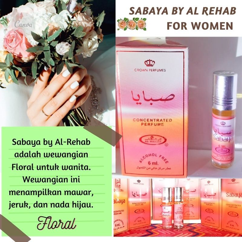 Jual PARFUM SABAYA PARFUM NON ALKOHOL PARFUM AL REHAB SABAYA PARFUM