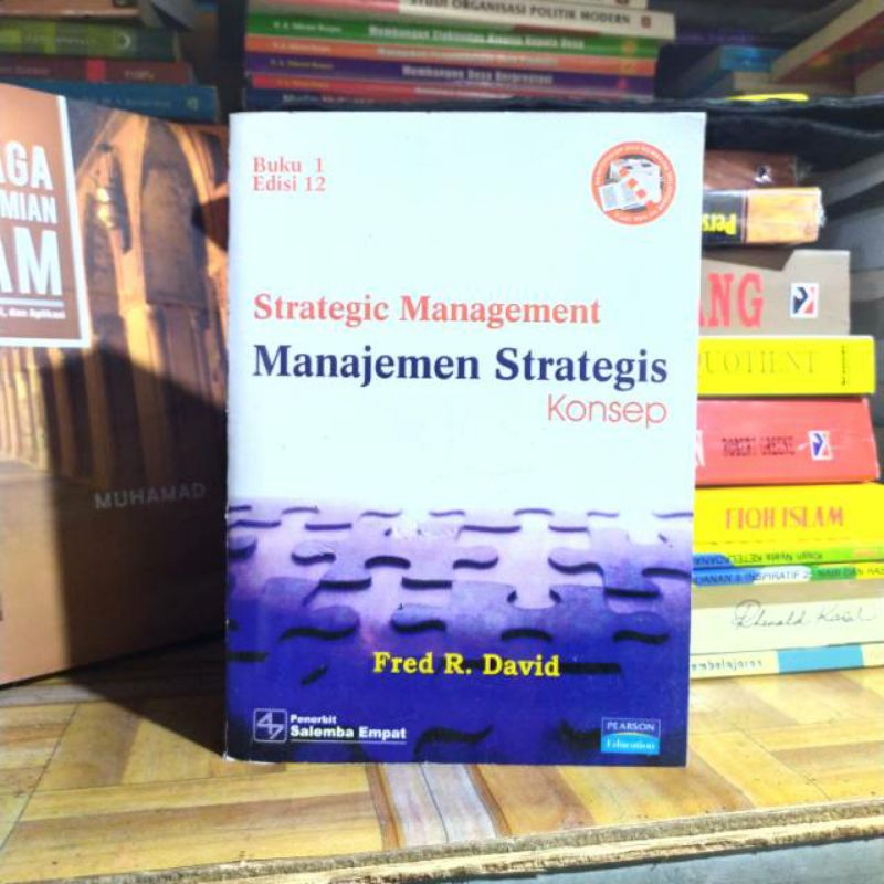 Jual Manajemen Strategis Edisi Buku Fred David Shopee Indonesia