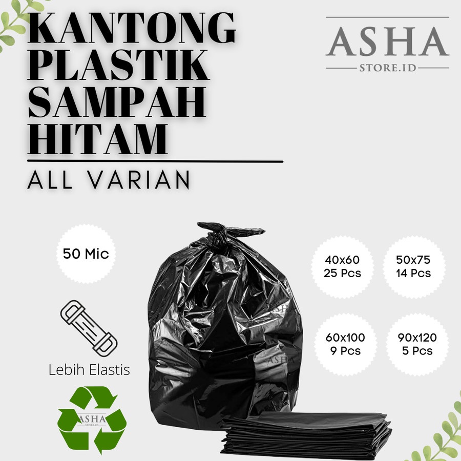 Jual KANTONG PLASTIK SAMPAH KRESEK SAMPAH TRASH BAG PLASTIK SAMPAH KUAT