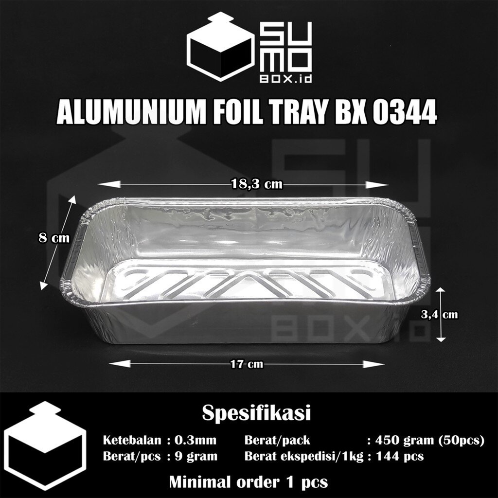 Jual Alumunium Foil Tray Bx Tanpa Tutup Macaroni Schotel