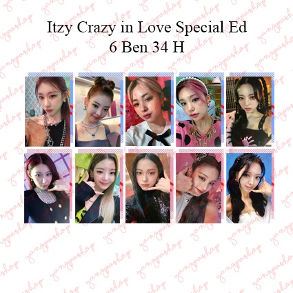 Jual Ready Set Itzy Special Edition Crazy In Love Isji Photobook