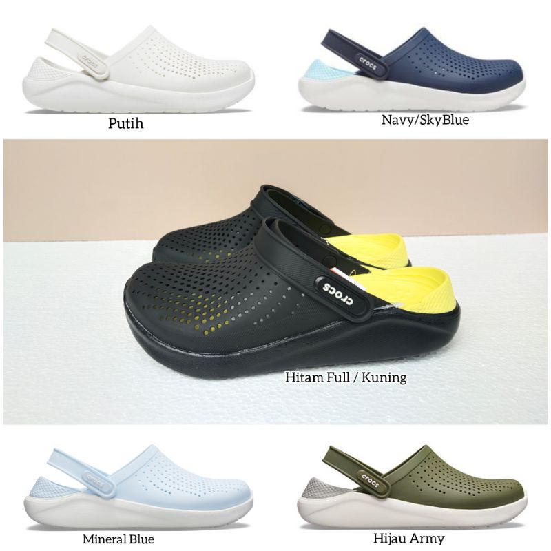 Jual Sandal Crocs Unisex Literide Clog Sandal Crocs Sandal Pria Dan