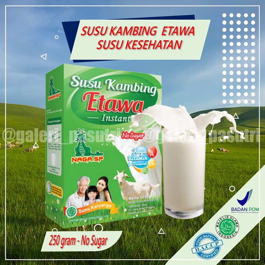 Jual Susu Bubuk Kambing Murni Segar Obat Batuk Bronkitis Ampuh Sesak