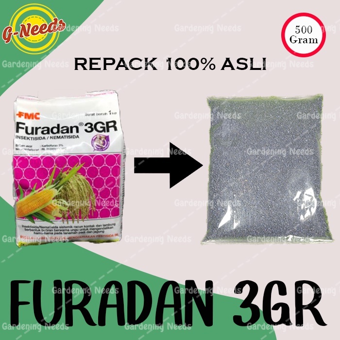 Jual Furadan 3GR 500gr INSEKTISIDA NEMATISIDA Repack Shopee Indonesia