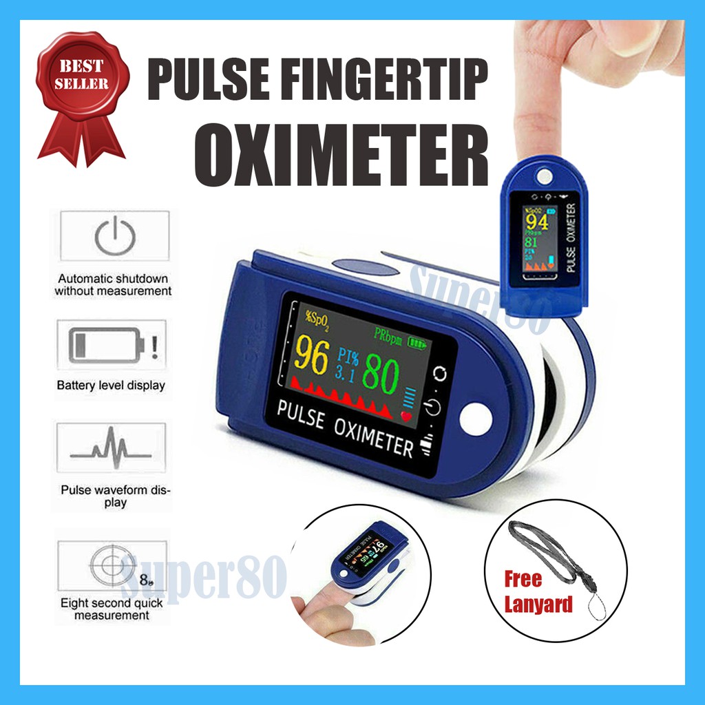 Jual Pulse Oximeter Fingertip Lk Oxymeter Digital Alat Ukur Kadar