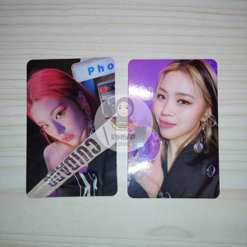 Jual Itzy Official Photocard Guess Who Album Yeji Ryujin Shopee Indonesia