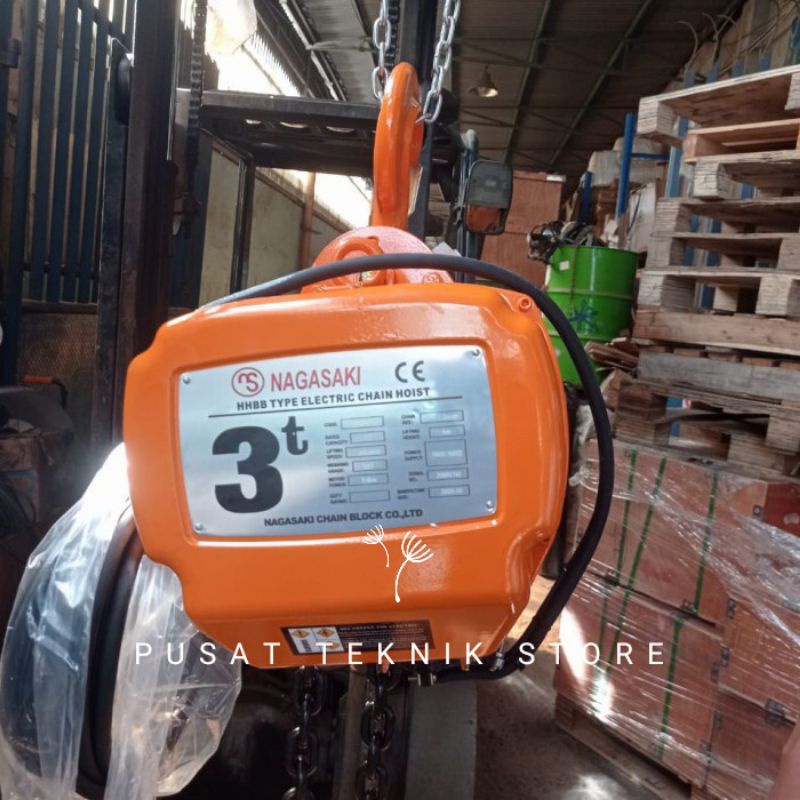 Jual Alat Lift Angkut Barang Ton X Meter Electric Chain Hoist