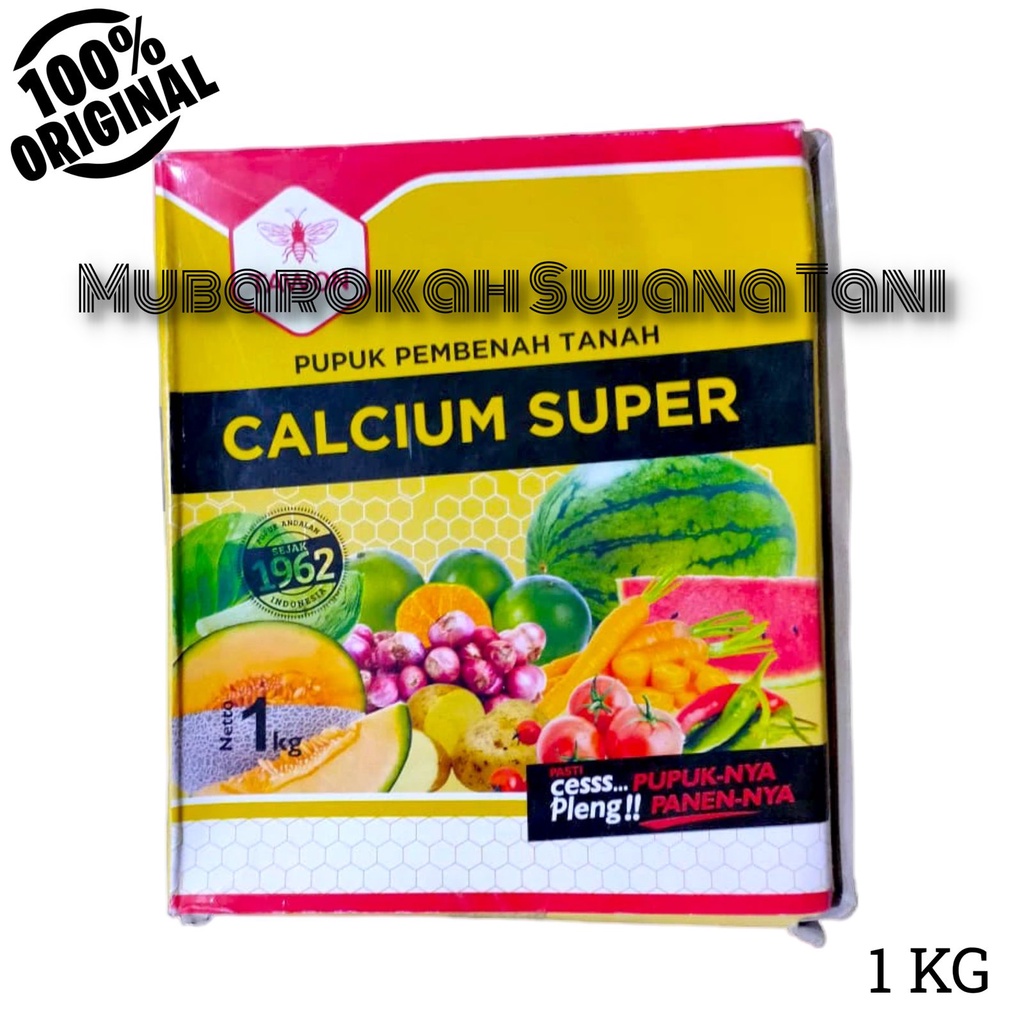 Jual Pupuk Calsium Kalsium Super Cap Tawon Kg Shopee Indonesia