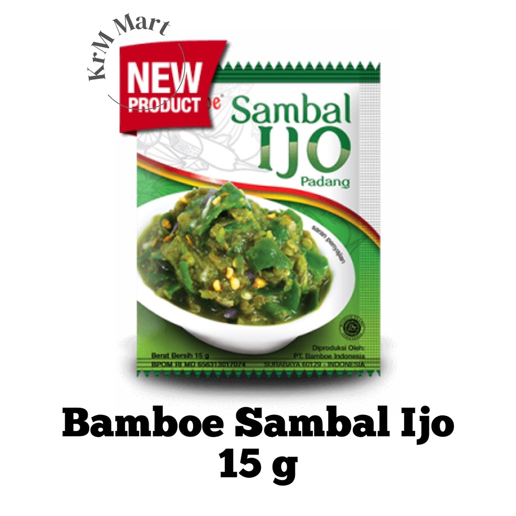 Jual Bamboe Sambal Ijo Padang Sambel Uleg Khas Nusantara Bambu Hijau