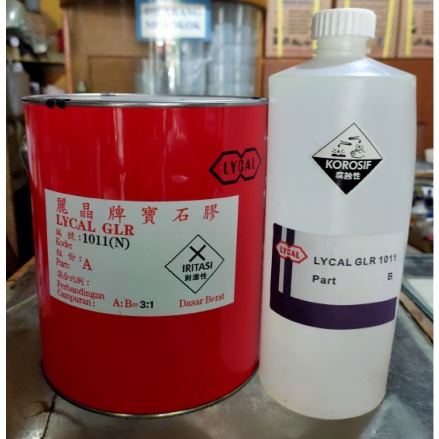 Jual Pengeras Atau Hardener Atau Katalis Khusus Resin Lycal