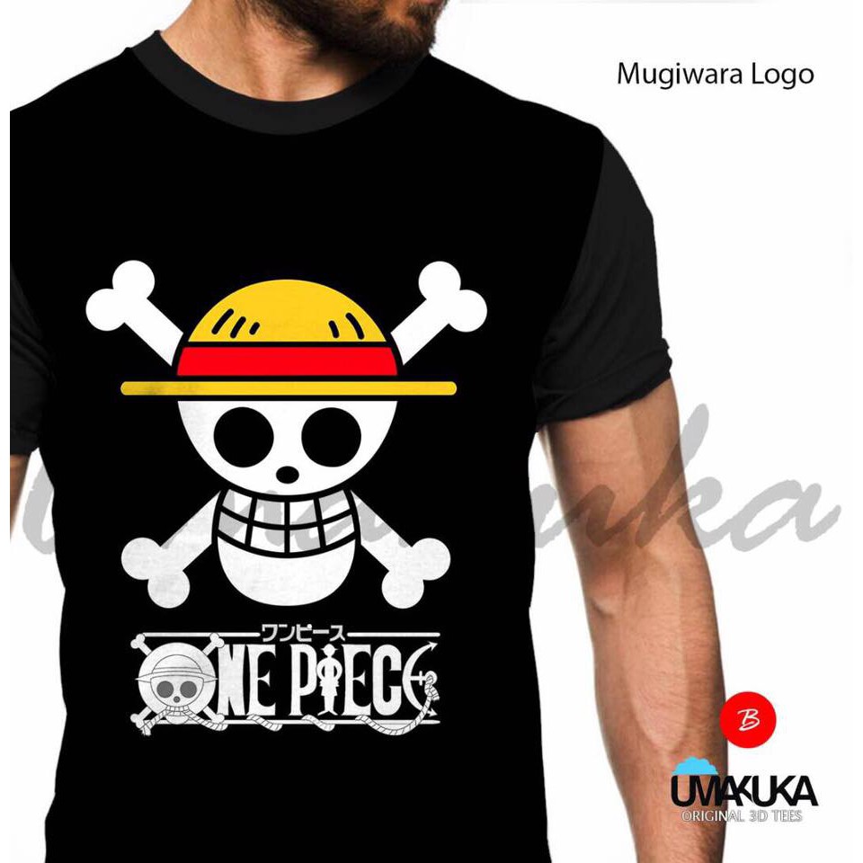 Jual Tshirt Kaos 3d Anime Naruto KANEKI One Piece Luffy Baju Umakuka