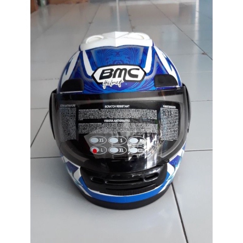 Jual Helm BMC Full Face Bmc Murah Kaca Vistor Helm BMC Shopee Indonesia