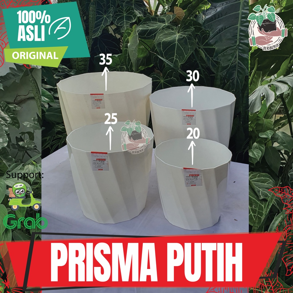 Jual Pot Bunga Tanaman Hias Prisma Twist Flower Pot Premium Tabitha