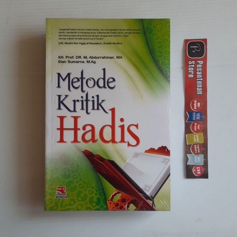 Jual Buku Metode Kritik Hadis Buku Original Penerbit Rosda Shopee