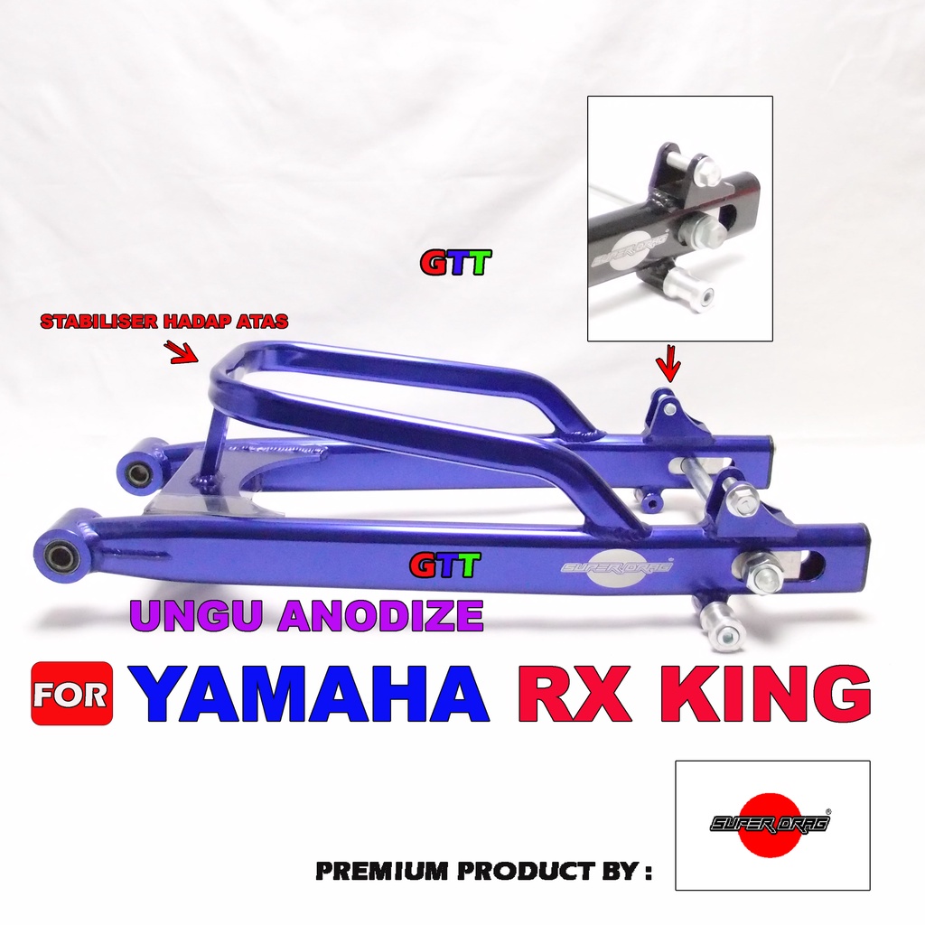 Jual Swing Arm Aluminium Yamaha Rx King Super Drag Stabiliser Hadap