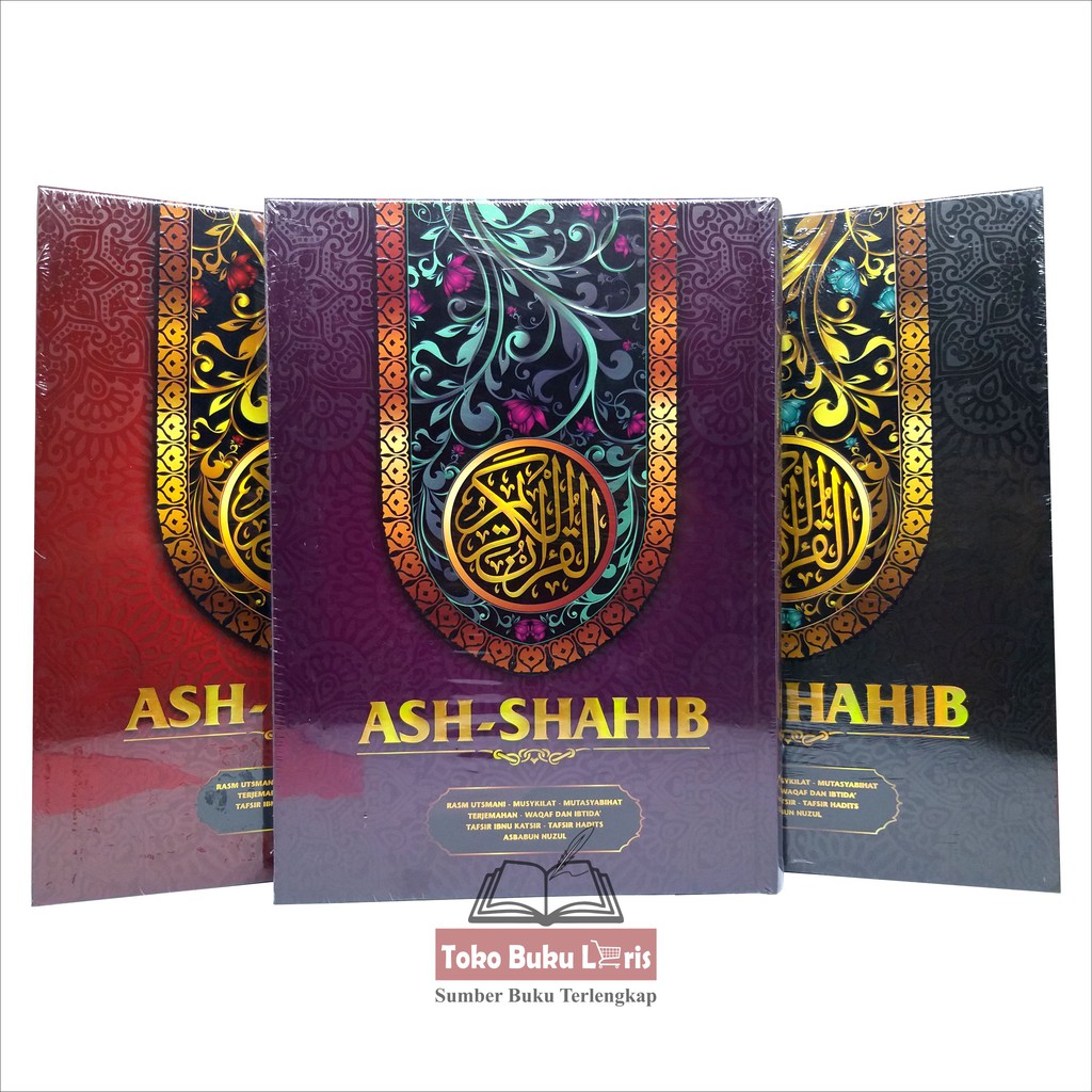 Jual Al Quran Ash Shahib UKURAN BESAR Mushaf Ash Shahib Terjemah A4 HC