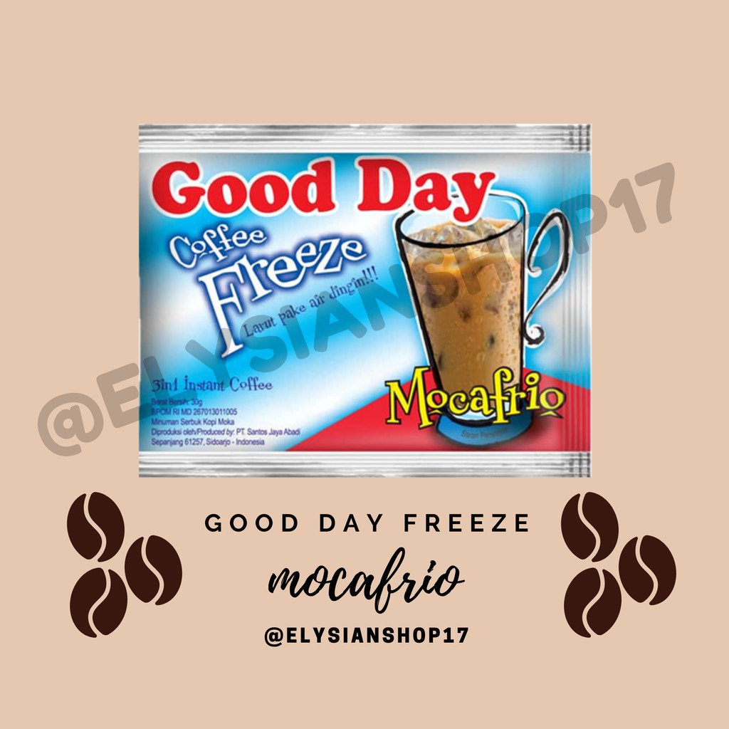 Jual Good Day Freeze Mocafrio Renceng Sachet Shopee Indonesia