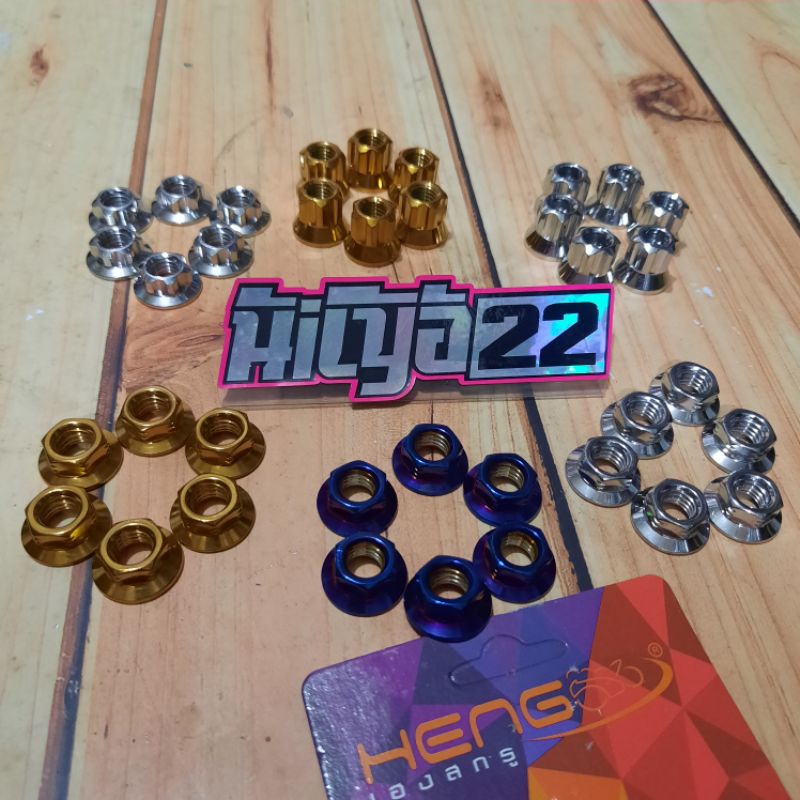 Jual Mur Nap Gear Kawasaki Ninja 150 R RR Probolt Heng Original