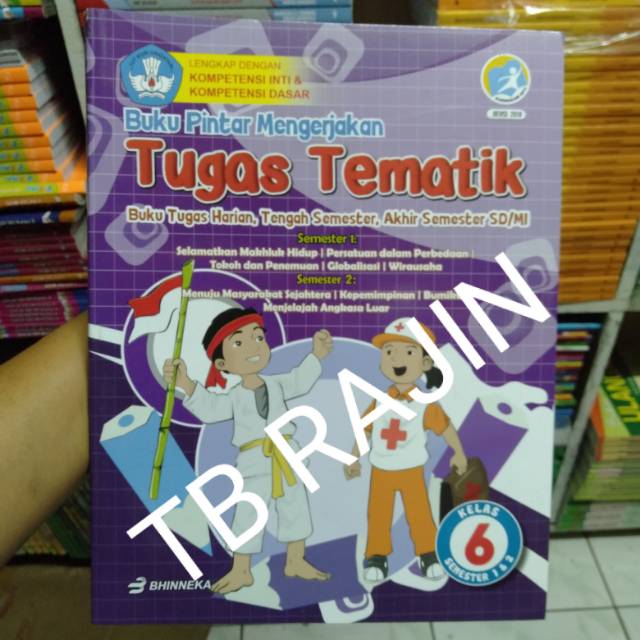 Jual BUKU TUGAS TEMATIK UNTUK KELAS 6 SD Shopee Indonesia