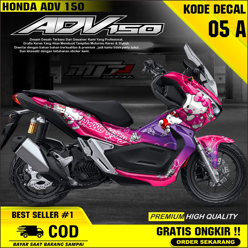 Jual BISA COD Decal Sticker Honda ADV Fullbody Dekal Stiker Variasi