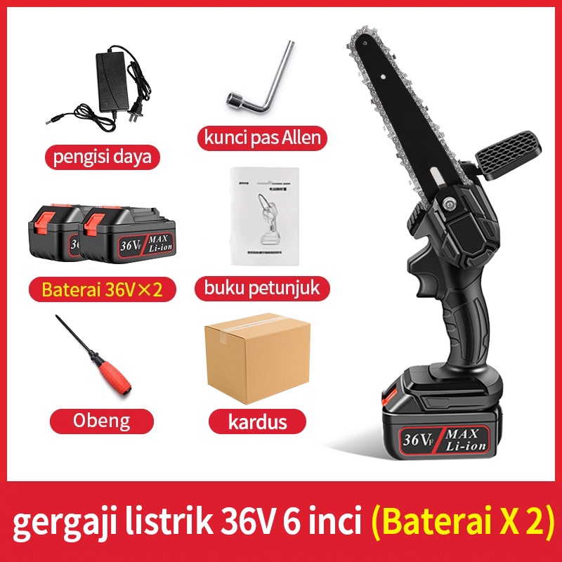 Jual Gergaji Listrik Rantai Elektrik Mini Volt Portable Genggam