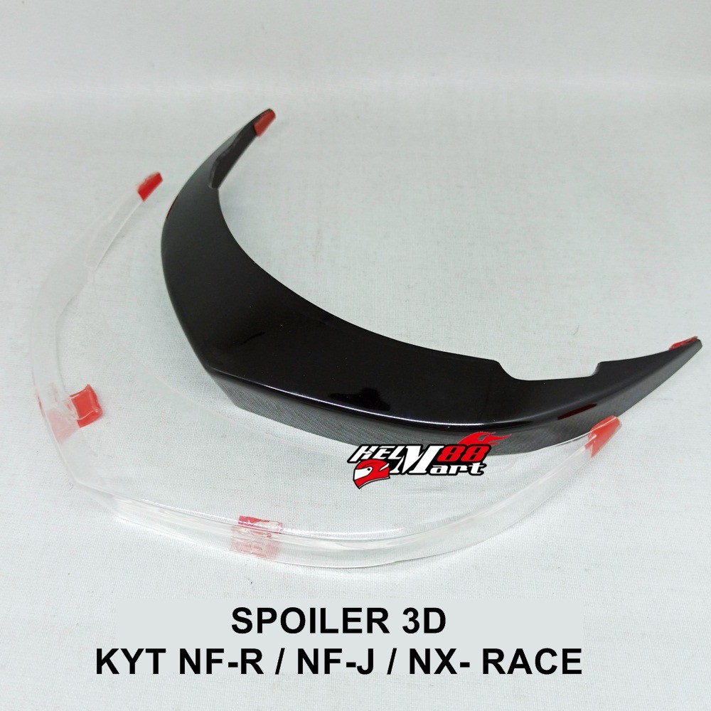 Jual Spoiler 3D KYT NFJ NFR NXR Spoiler Helm KYT NF R Spoiler KYT NF