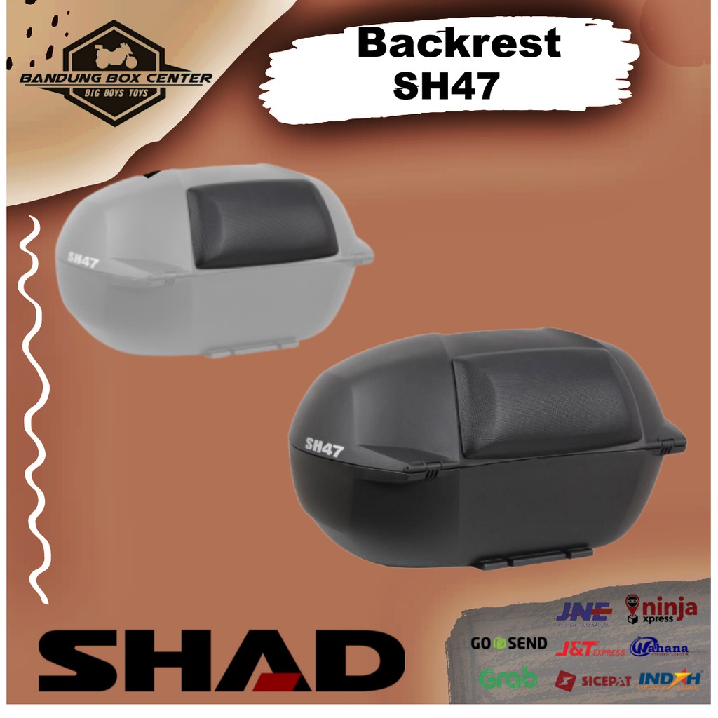 Jual Backrest Back Rest Atau Sandaran Atau Bantalan Box Shad Sh Red