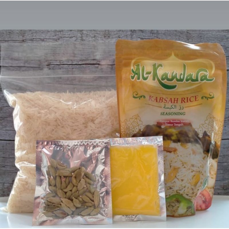 Jual Paket Nasi Kebuli Briyani Mandhi Bukhori Kabsah Instant Alkandara