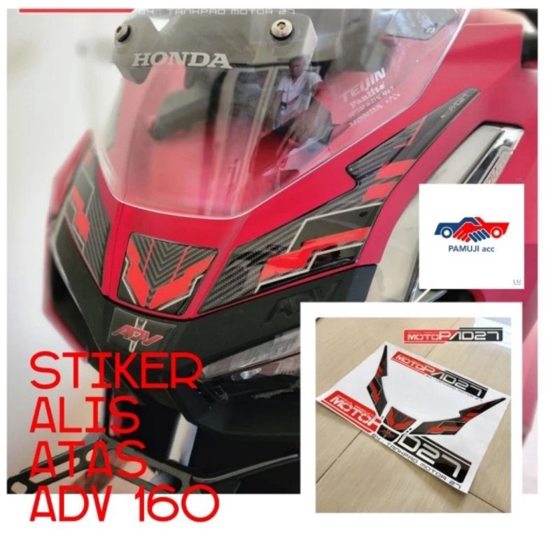 Jual Motopad Stiker Resin Timbul Alis Lampu Depan Aksesories Honda