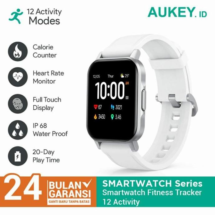 Jual Smartwatch Aukey Fitnes Tracker Activity White