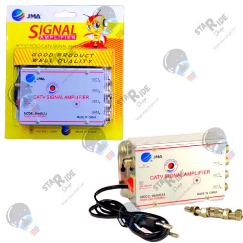 Jual CATV Sinyal Signal Amplifier Splitter Booster Antena TV Cabang 4