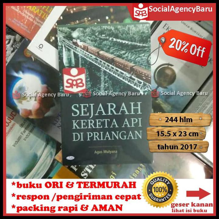 Jual Sejarah Kereta Api Di Priangan Agus Mulyana Shopee Indonesia