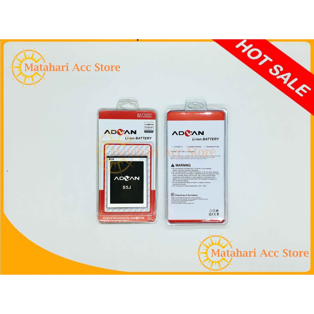 Jual Baterai Battery Advan S J Original Shopee Indonesia