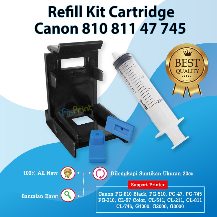 Jual Refill Kit Penyedot Tinta Cartrige Canon