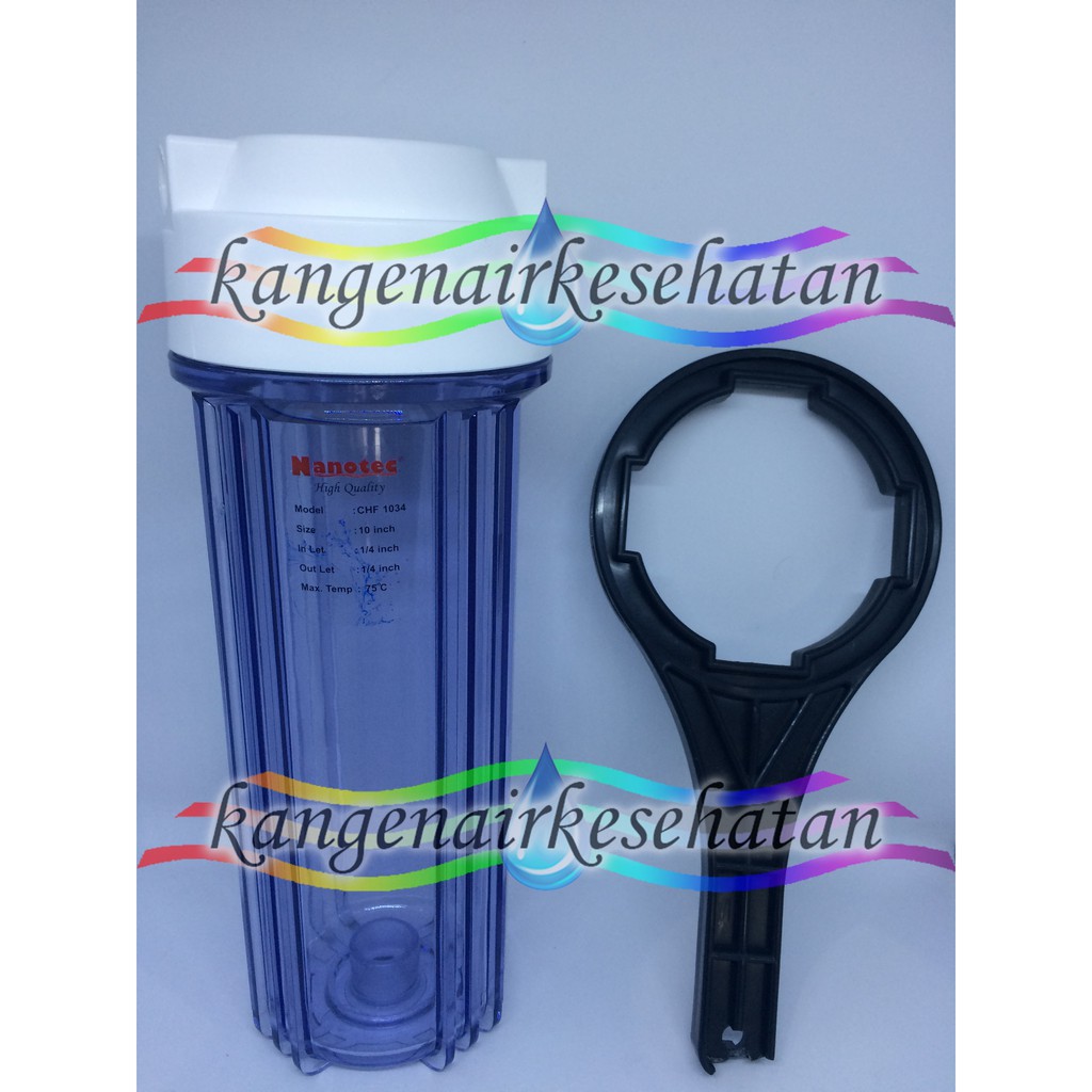 Jual Housing Filter Air Merk Nanotec Ukuran 10 Inch Drat 1 4 Inch